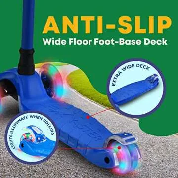 Lifemaster Kids Scooter – Fun & Safe 3 Wheel Indoor/Outdoor