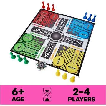 Giant Sorry Classic Family Board Game for All Ages