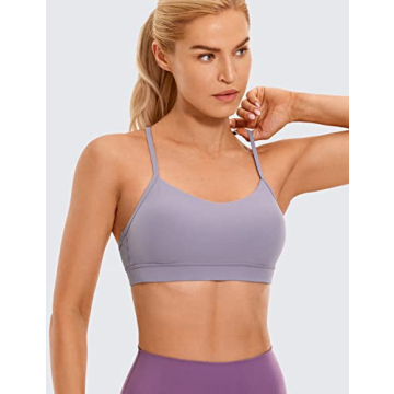 CRZ YOGA Butterluxe Women’s Y Back Sports Bra for Comfort