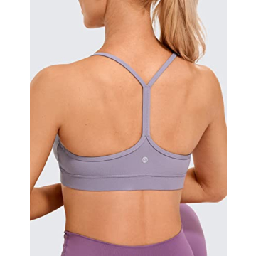 CRZ YOGA Butterluxe Women’s Y Back Sports Bra for Comfort