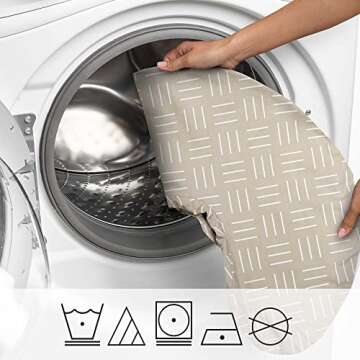 Boppy Organic Original Nursing Pillow, Sand Criss Cross, Ergonomic Nursing Essentials for Bottle and Breastfeeding, Firm Hypoallergenic Fiber Fill with 100% Organic Cotton Pillow Cover