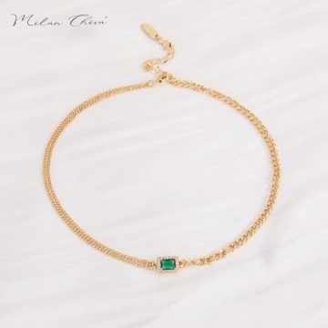 Milan Chiva Gold Chunky Choker Pendant Necklace for Women