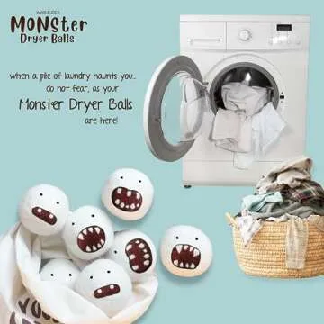 Charming Woolbuddy Dryer Balls - Eco-Friendly Laundry Essentials