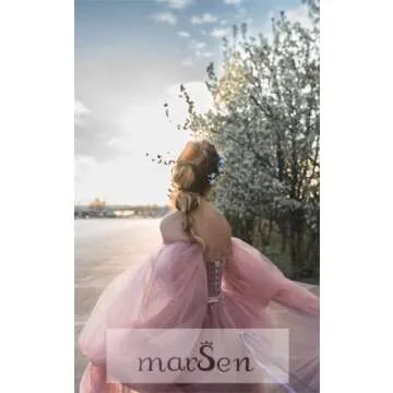 Ball Gown Olive Green Prom Dress Puffy Sleeve Tulle Formal Evening Gowns Sweetheart Wedding Dress Size 18