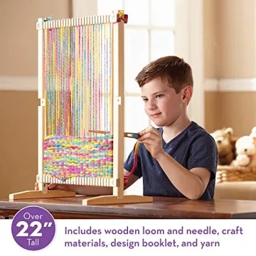 Melissa & Doug Extra-Large Weaving Loom for Creative Kids