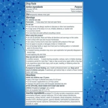 Nervive Pain Relieving Cream Lidocaine Menthol Fast Relief