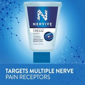 Nervive Pain Relieving Cream Lidocaine Menthol Fast Relief