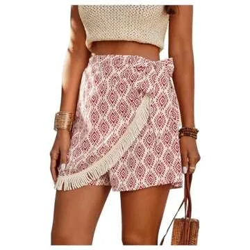 Milumia High Waisted Wrap Skorts for Trendy Summer Style