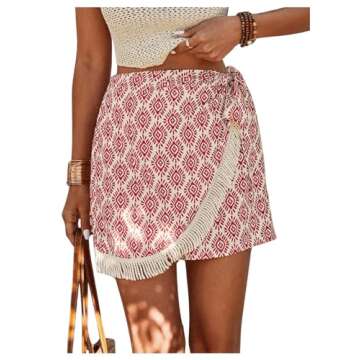 Milumia High Waisted Wrap Skorts for Trendy Summer Style