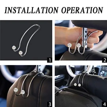Stylish SAVORI Heavy-Duty Car Hooks for Organization