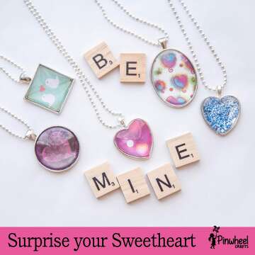 Jewelry Making Kit for Kids - DIY Glass Pendant Kit