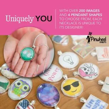 Jewelry Making Kit for Kids - DIY Glass Pendant Kit