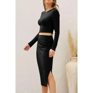 Trendy PRETTYGARDEN Fall 2 Piece Sets for Women