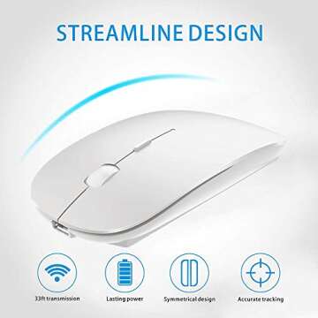 KLO Bluetooth Mouse - Sleek Design for Mac and iPad