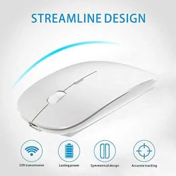 KLO Bluetooth Mouse - Sleek Design for Mac and iPad