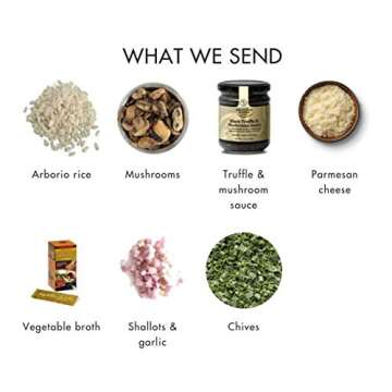 Gourmet Italian Truffle Risotto Meal Kit for Home Cooking