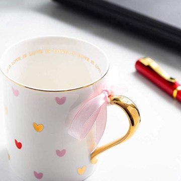 Love is Love Hearts Mug for Women - Perfect Gift Ideas