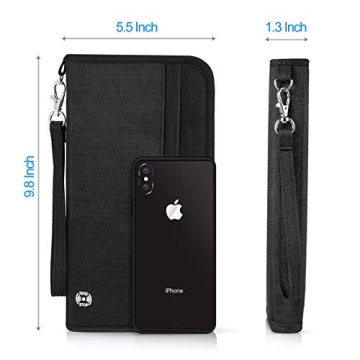 Vemingo RFID-Blocking Travel Wallet for Family Passports