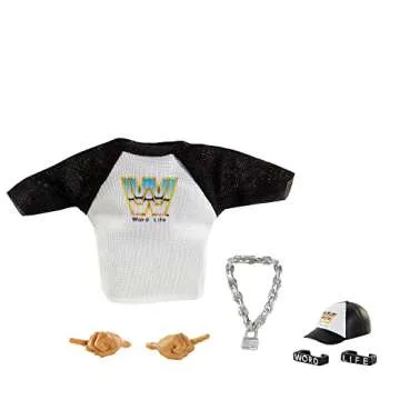 WWE MATTEL ​Top Picks Elite John Cena 6-inch Action Figure with Deluxe Articulation for Pose and Play, Life-like Detail, Authentic Ring Gear & Accessory,Multi,GVC03