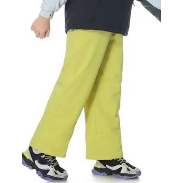 MONTFLIX Kids Waterproof Snow Pants for Winter Fun