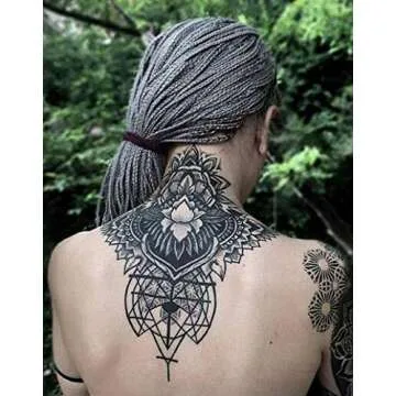 Stylish Temporary Floral Tattoos for Women - Long Lasting Body Art