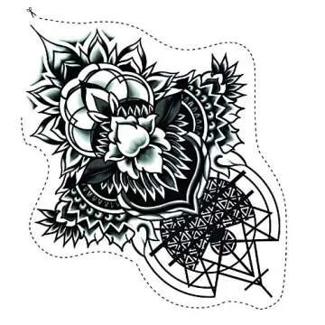 Stylish Temporary Floral Tattoos for Women - Long Lasting Body Art