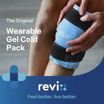 REVIX Gel Ice Pack Wrap for Knee Pain Relief and Recovery