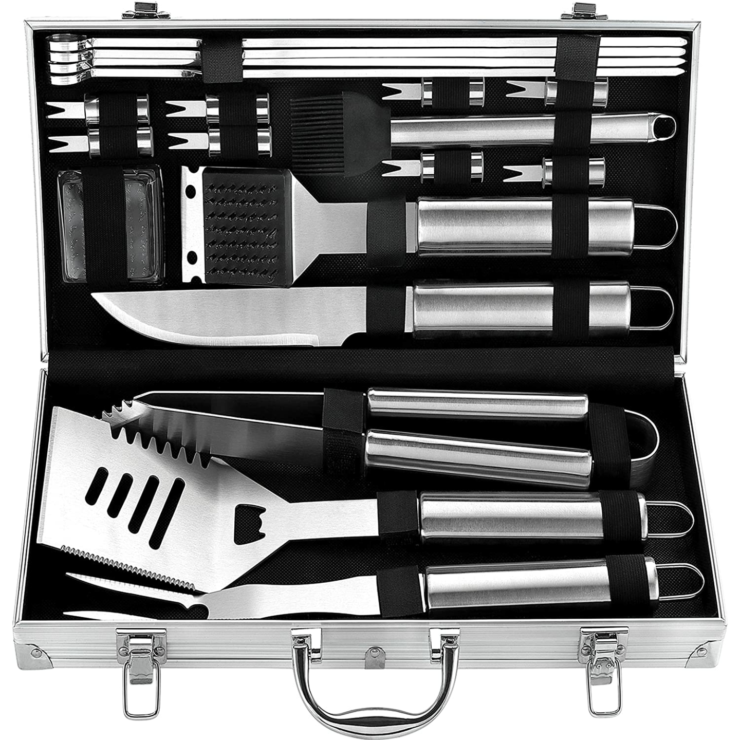 20pc Grill Accessories Kit - Best BBQ Gift Set!