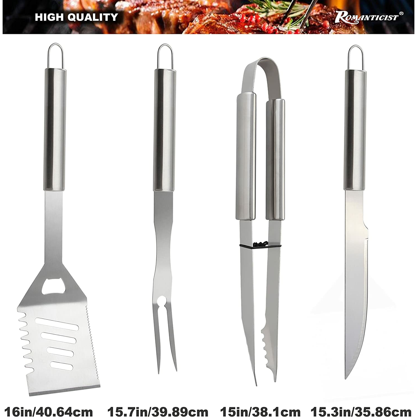 20pc Grill Accessories Kit - Best BBQ Gift Set!