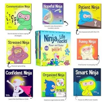 Ninja Life Hacks Mover and Shaker 8 Book Box Set with Life Skills