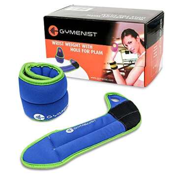 Pair of Wrist Weights With Hole for Thumb, Great for Fitenss Running Workouts & All Kind of Cardio E...