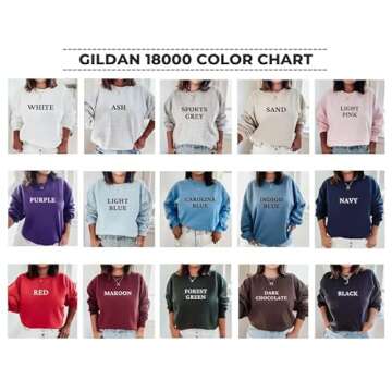 IZI POD Personalized Embroidered Nurse Sweatshirt, Women Nurse Sweatshirt, Embroidered Sweatshirt for Nurse, Gift for Nurse Graduation, Nurse Crewneck Sweatshirt ST2