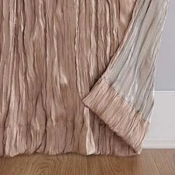 No. 918 Odelia Semi-Sheer Velvet Curtain Panel 50" x 84"