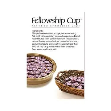 BROADMAN Church Supplies Communion Cup, Juice & Wafer Set