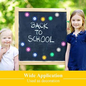 45 Pieces Whiteboard Magnets Round Refrigerator Magnets Dry Board Mini Fridge Teacher Supplies for Home Offices(3 cm,5 Colors)