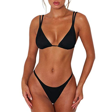 Stylish Women's Sexy Micro Thong Bikini Set