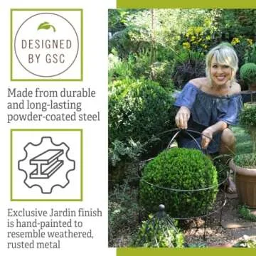 Jardin Bird Cage Plant Support - Strong and Decorative Trellis