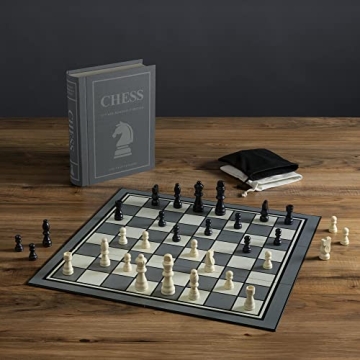 Chess Vintage Bookshelf Edition Elegant Strategy Game