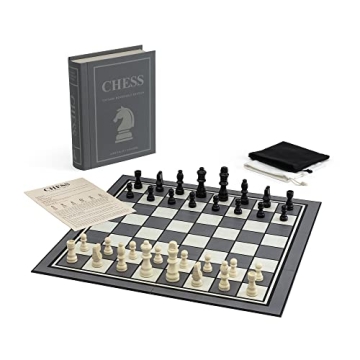 Chess Vintage Bookshelf Edition Elegant Strategy Game