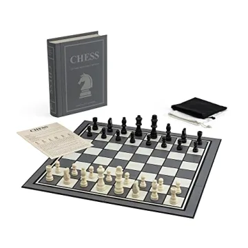 Chess Vintage Bookshelf Edition Elegant Strategy Game