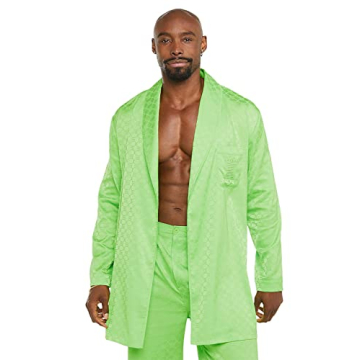 Savage X Fenty Men's Smoking Jacket - Luxurious Satin Style