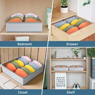 DIMJ Bra Organizer - Stylish Drawer Storage Solution