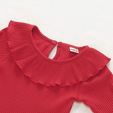 SANMIO Toddler Ruffle Romper Set for Baby Girls