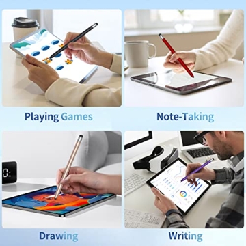 Universal Stylus Pens 5-Pack Precision Tips Touch Screens