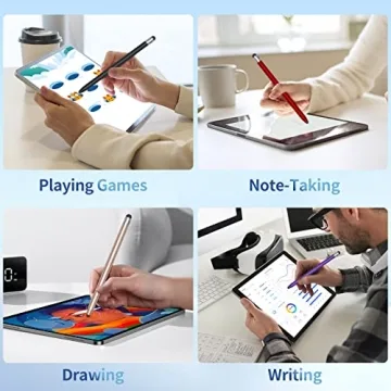Universal Stylus Pens 5-Pack Precision Tips Touch Screens