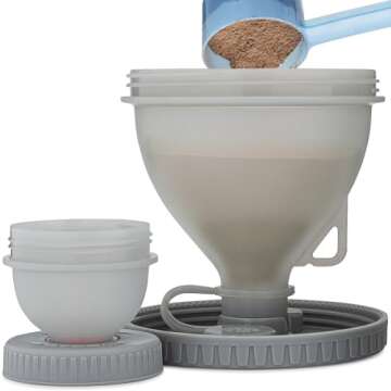 Hydra Cup Insulated Lunch Bag with Containers - Meal Prep Bag Included Ice Packs, Shaker Bottle, Protein Funnels & Luggage Strap, Travel Meal Bag, Meal Prep Lunch Box (Pink)