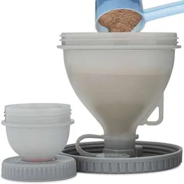 Hydra Cup Insulated Lunch Bag with Containers - Meal Prep Bag Included Ice Packs, Shaker Bottle, Protein Funnels & Luggage Strap, Travel Meal Bag, Meal Prep Lunch Box (Pink)