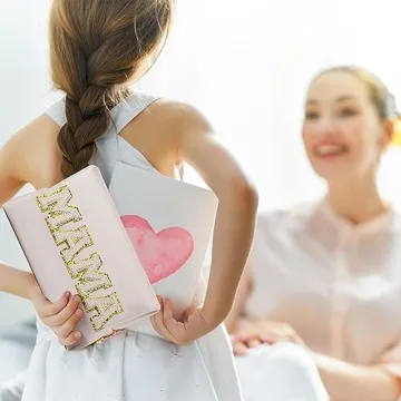 Elegant Y1tvei MAMA Cosmetic Bag for Stylish Moms