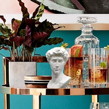 Elegant Greek Statue of David Bust for Home Decor