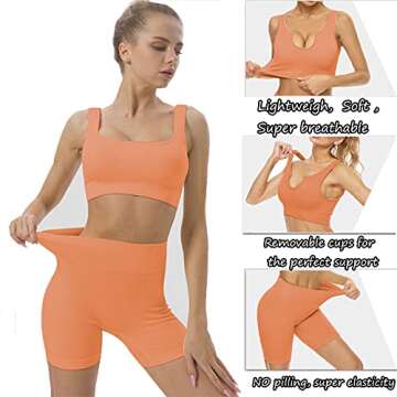 Stylish niyokki Seamless Workout Set for Women